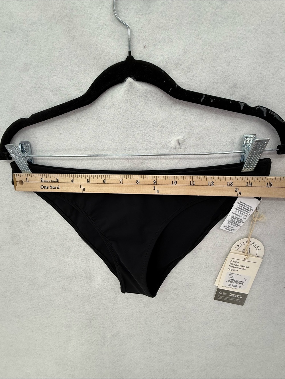 NWT Vuori Women’s Aqua Bikini Bottom VW709 Black Size Medium (6-8) - Picture 8 of 10